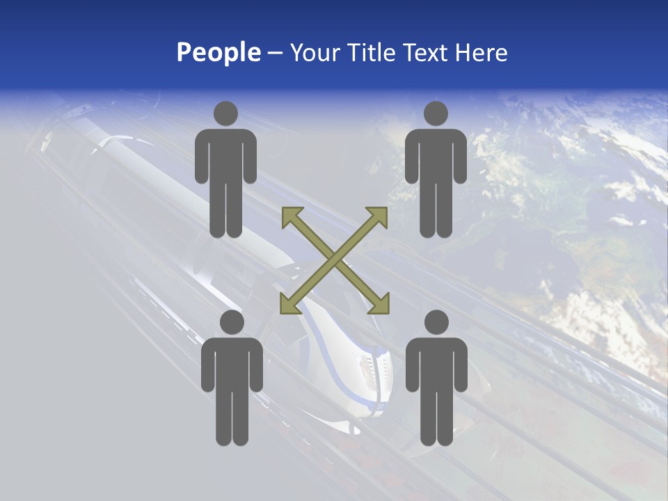 Space Technology Cloud PowerPoint Template