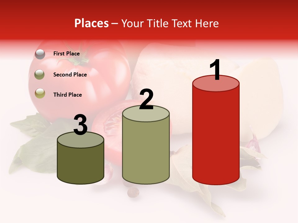 Cheese Fresh Salad PowerPoint Template