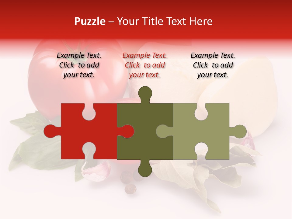 Cheese Fresh Salad PowerPoint Template