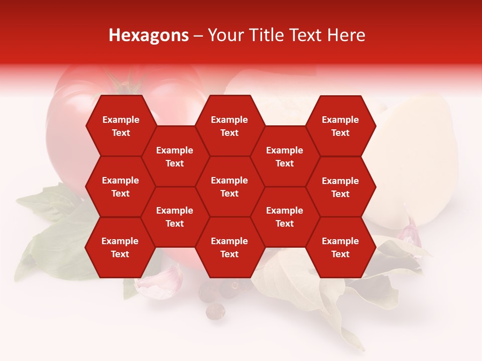 Cheese Fresh Salad PowerPoint Template