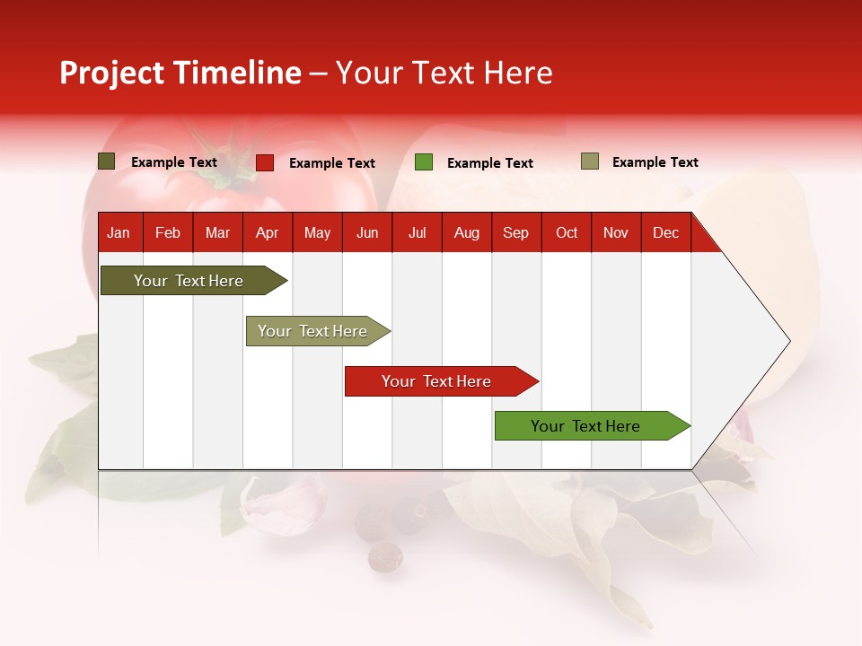 Cheese Fresh Salad PowerPoint Template