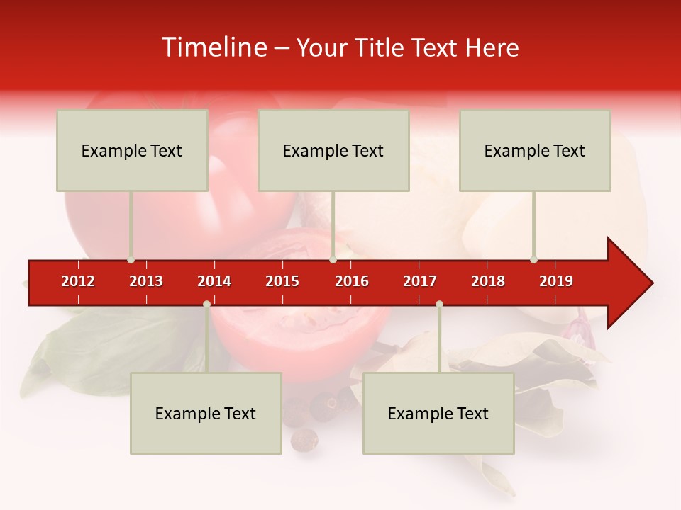 Cheese Fresh Salad PowerPoint Template