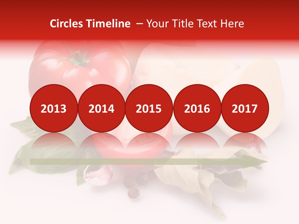 Cheese Fresh Salad PowerPoint Template