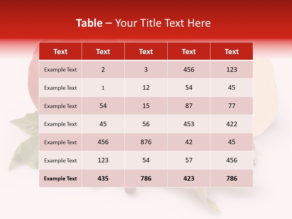 Cheese Fresh Salad PowerPoint Template
