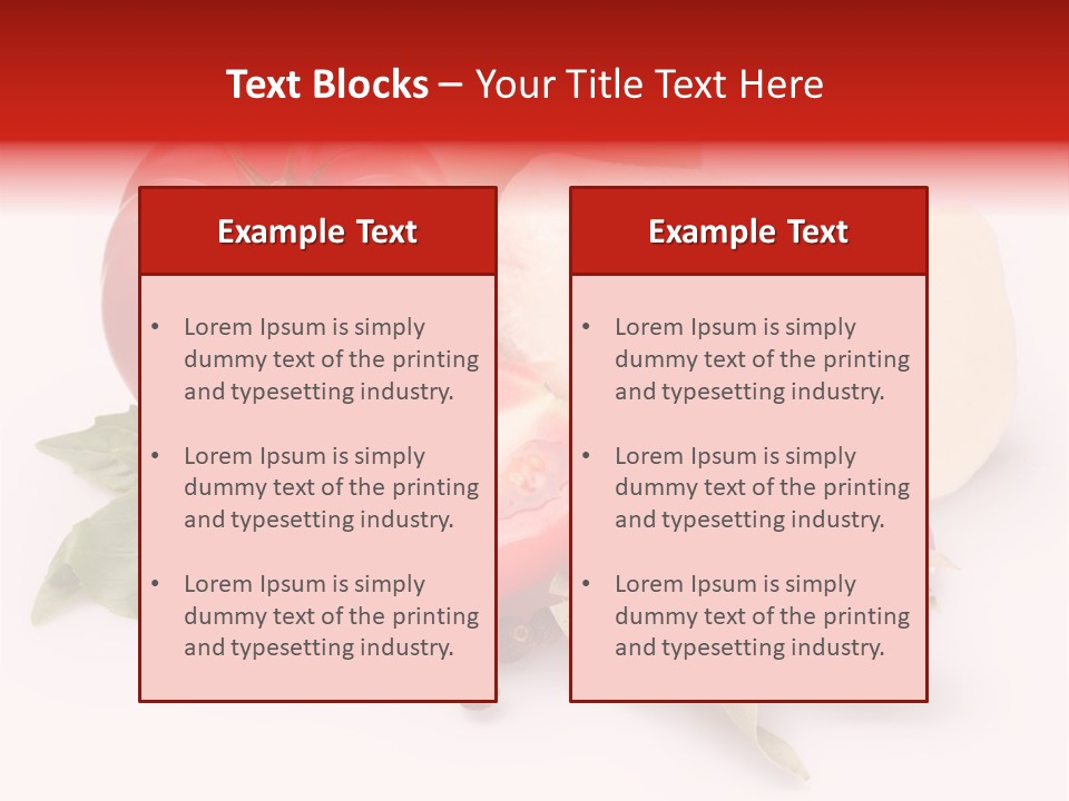 Cheese Fresh Salad PowerPoint Template