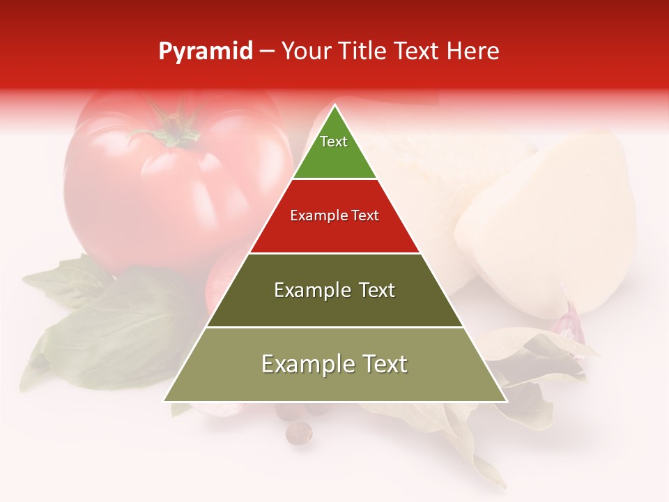 Cheese Fresh Salad PowerPoint Template