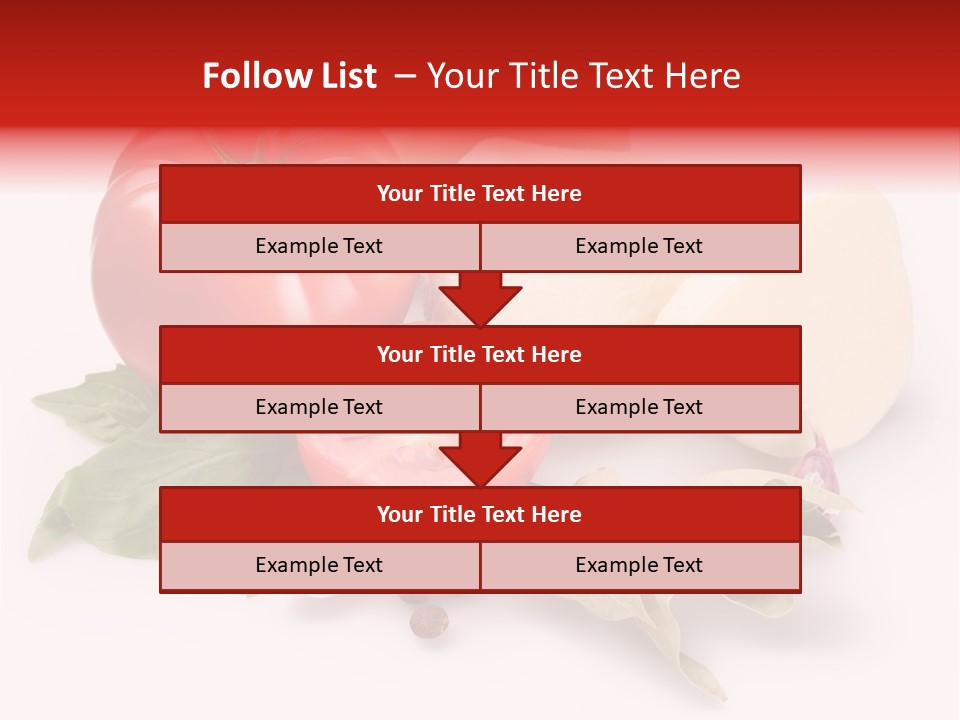 Cheese Fresh Salad PowerPoint Template