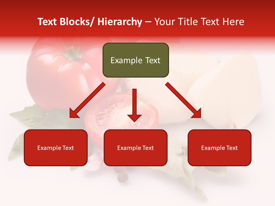Cheese Fresh Salad PowerPoint Template