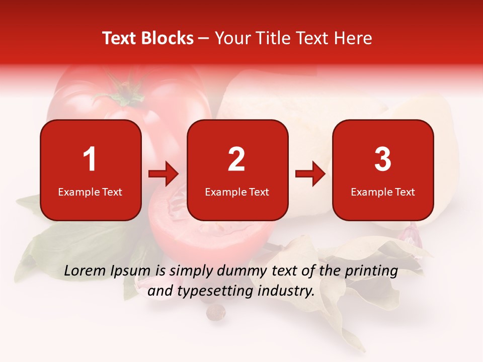 Cheese Fresh Salad PowerPoint Template