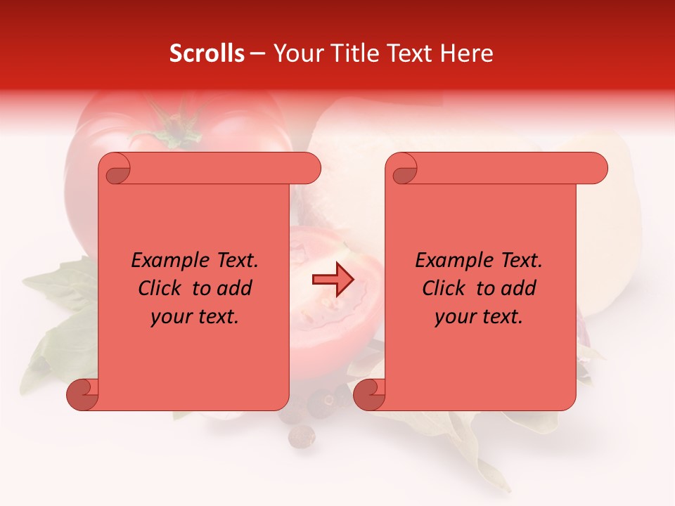 Cheese Fresh Salad PowerPoint Template