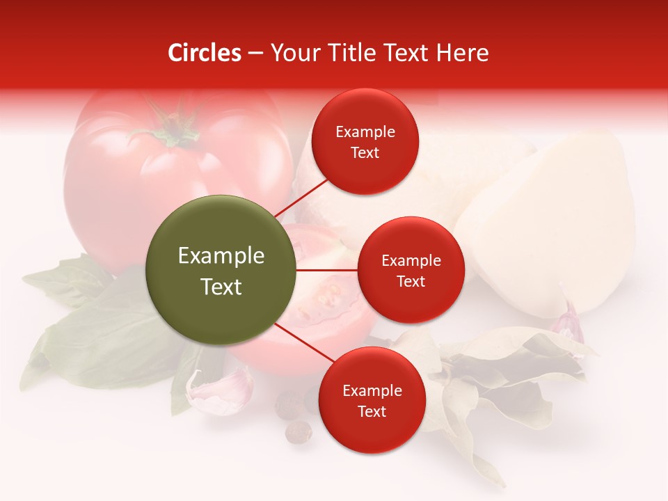 Cheese Fresh Salad PowerPoint Template