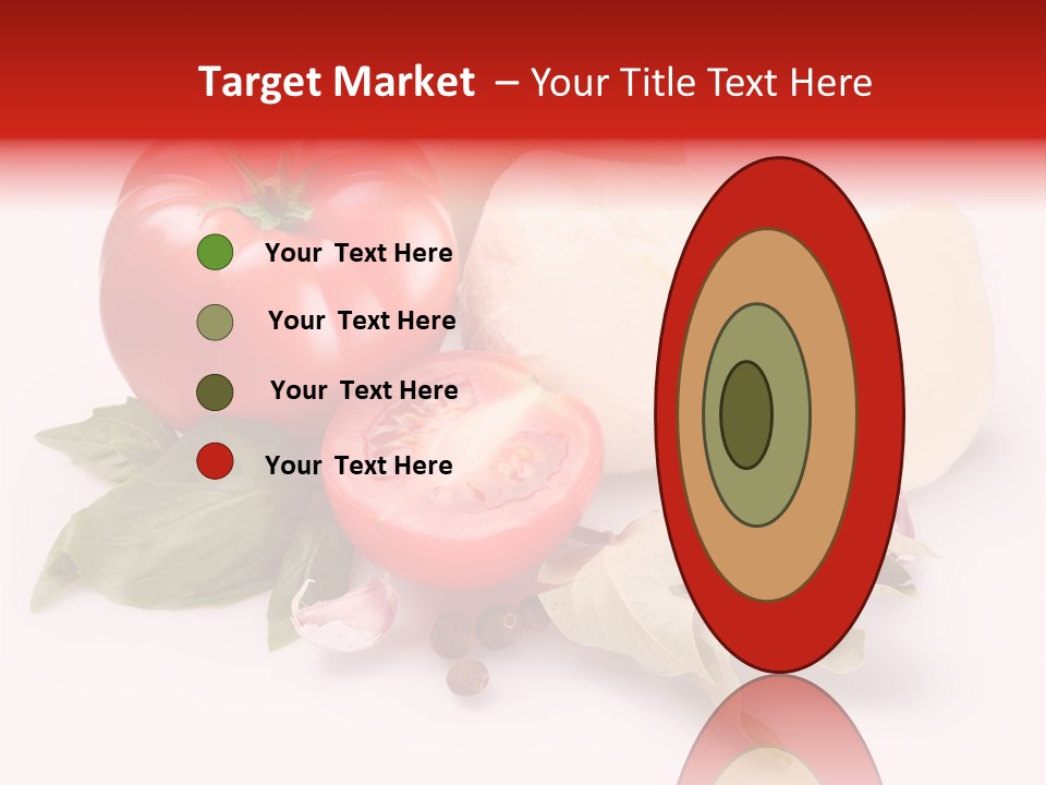 Cheese Fresh Salad PowerPoint Template