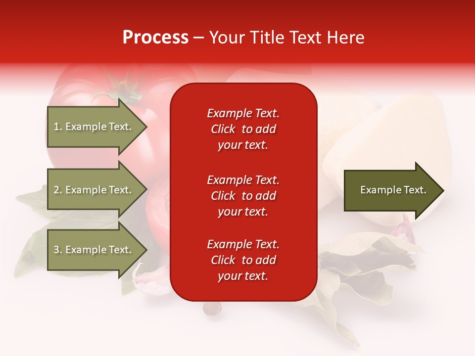 Cheese Fresh Salad PowerPoint Template