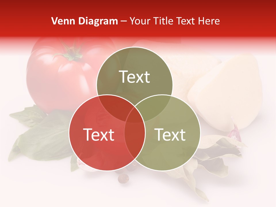 Cheese Fresh Salad PowerPoint Template