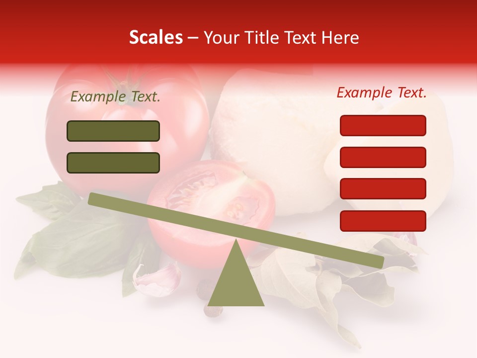 Cheese Fresh Salad PowerPoint Template