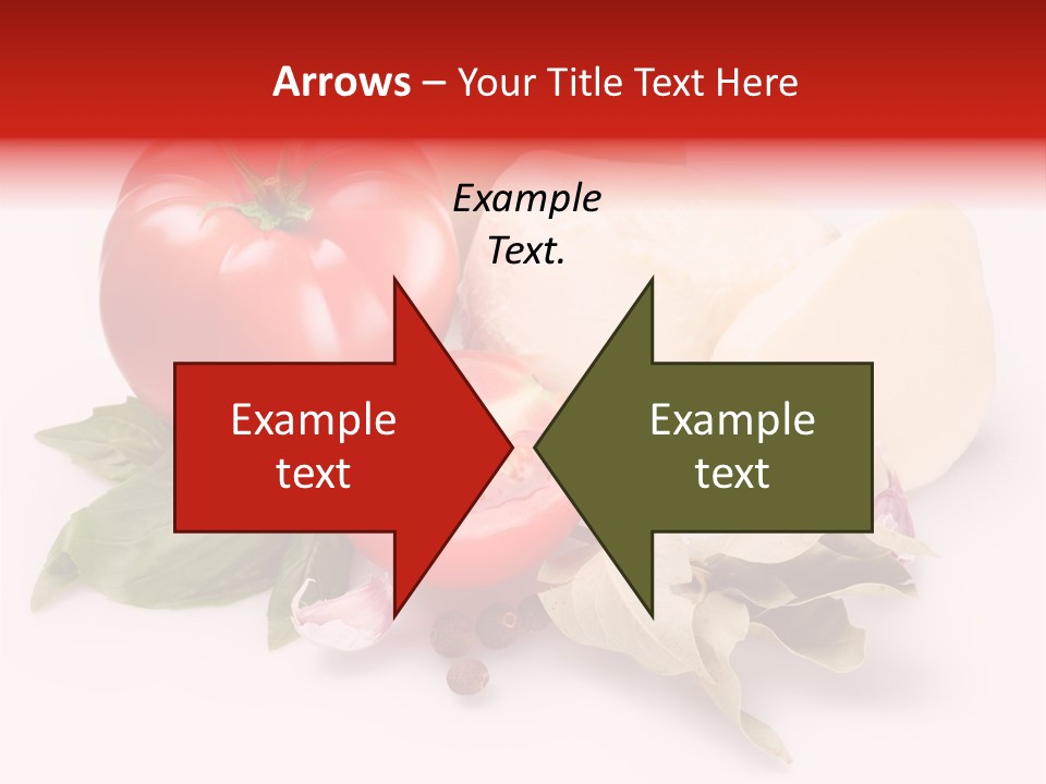 Cheese Fresh Salad PowerPoint Template