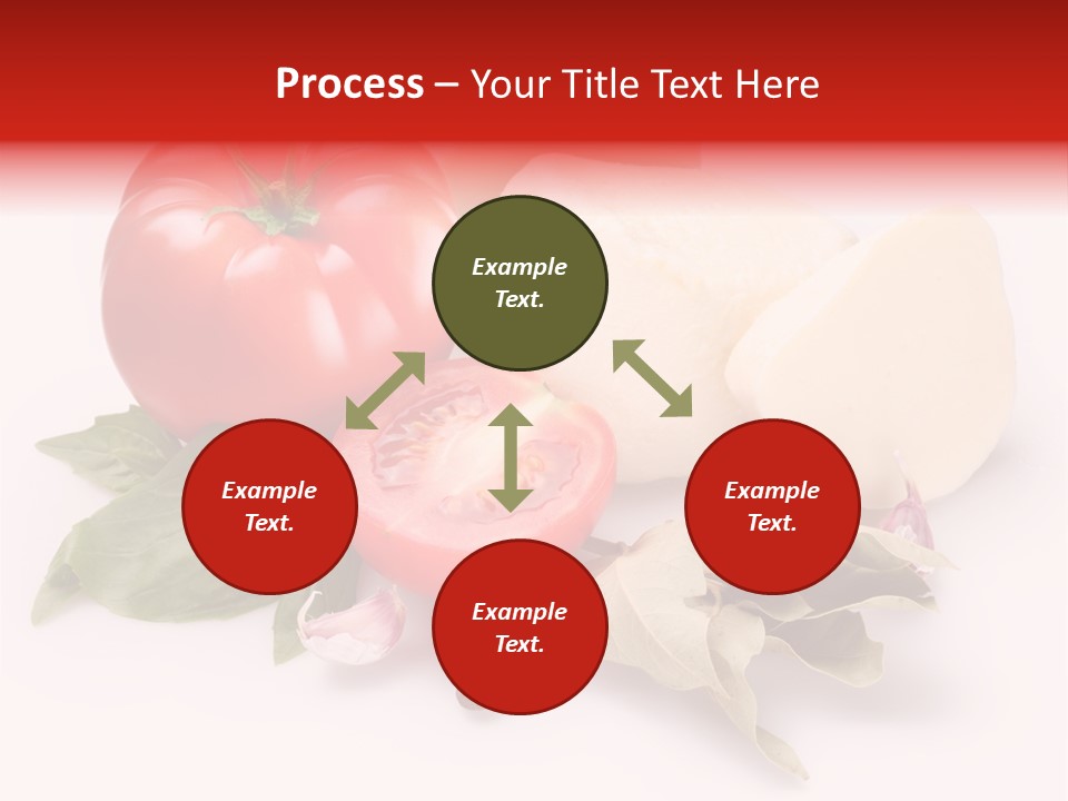 Cheese Fresh Salad PowerPoint Template