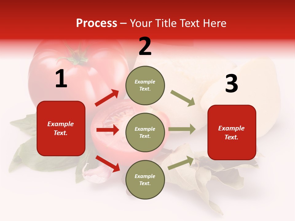 Cheese Fresh Salad PowerPoint Template