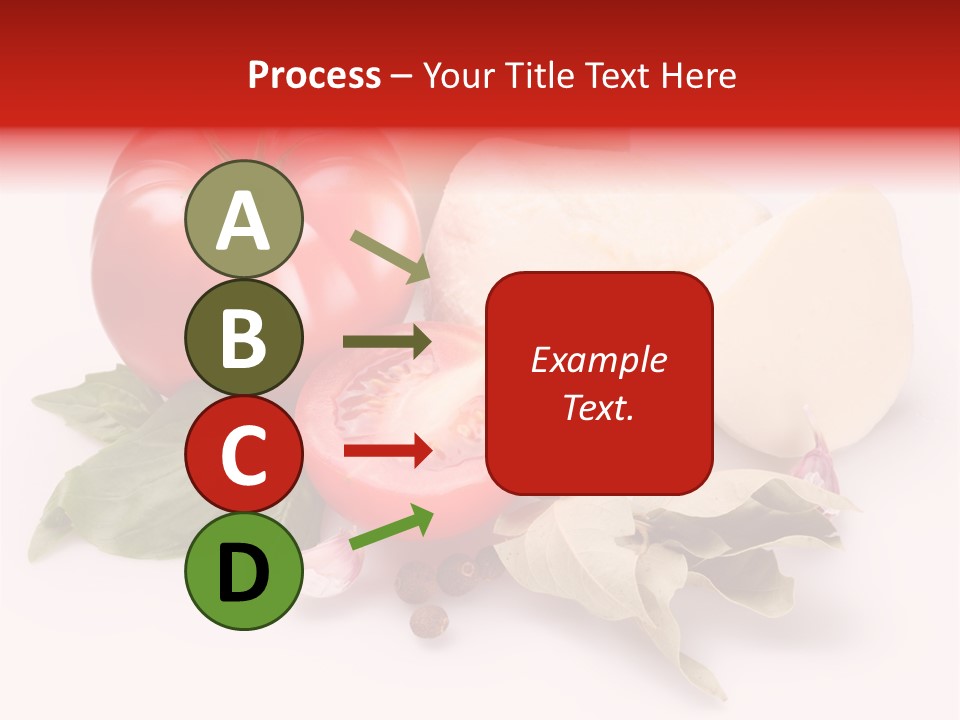 Cheese Fresh Salad PowerPoint Template