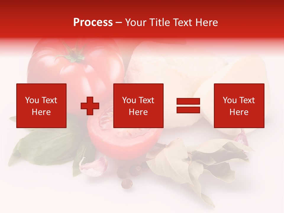 Cheese Fresh Salad PowerPoint Template