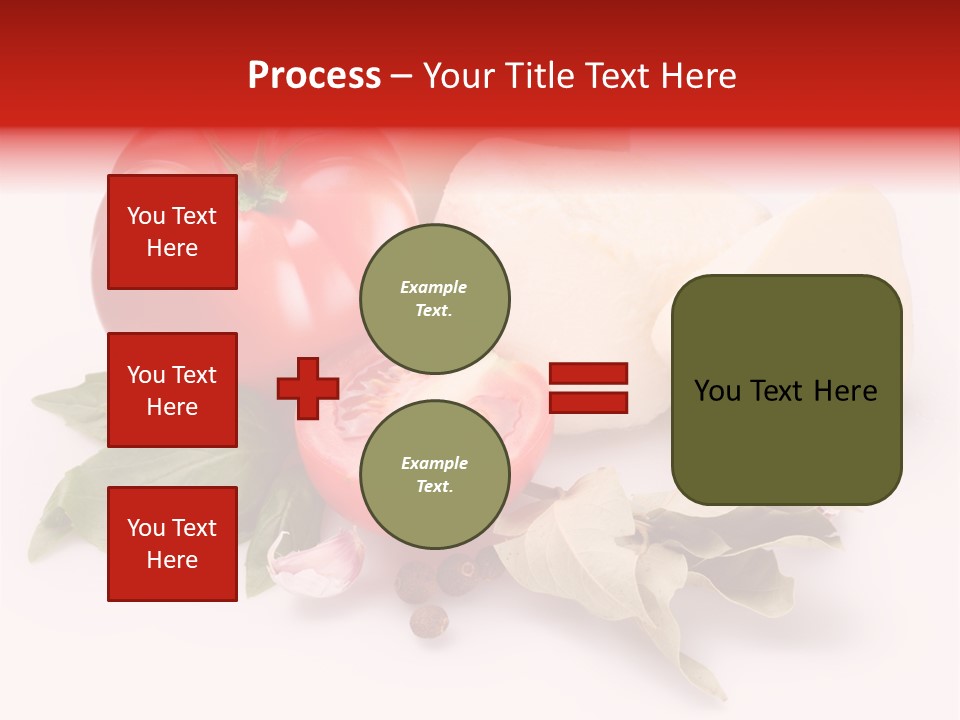 Cheese Fresh Salad PowerPoint Template