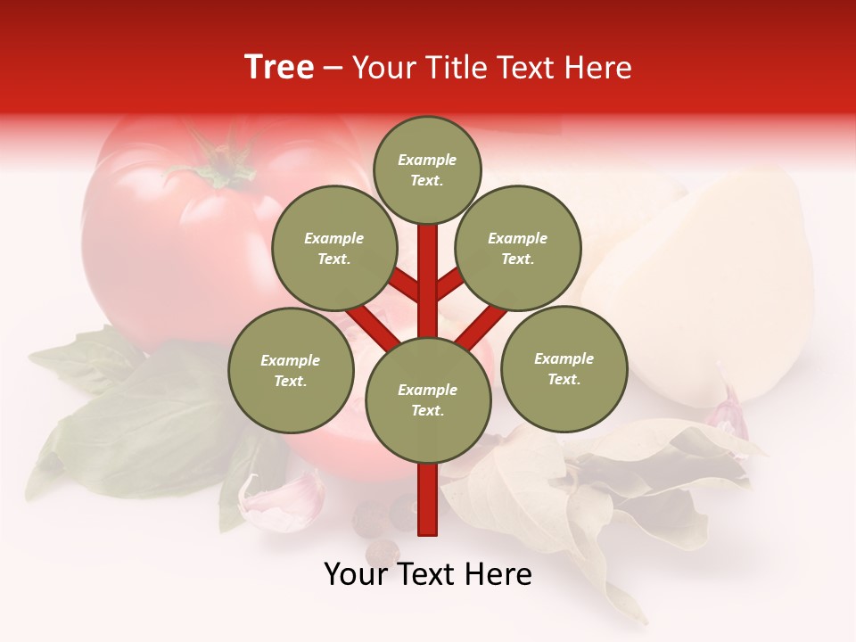 Cheese Fresh Salad PowerPoint Template