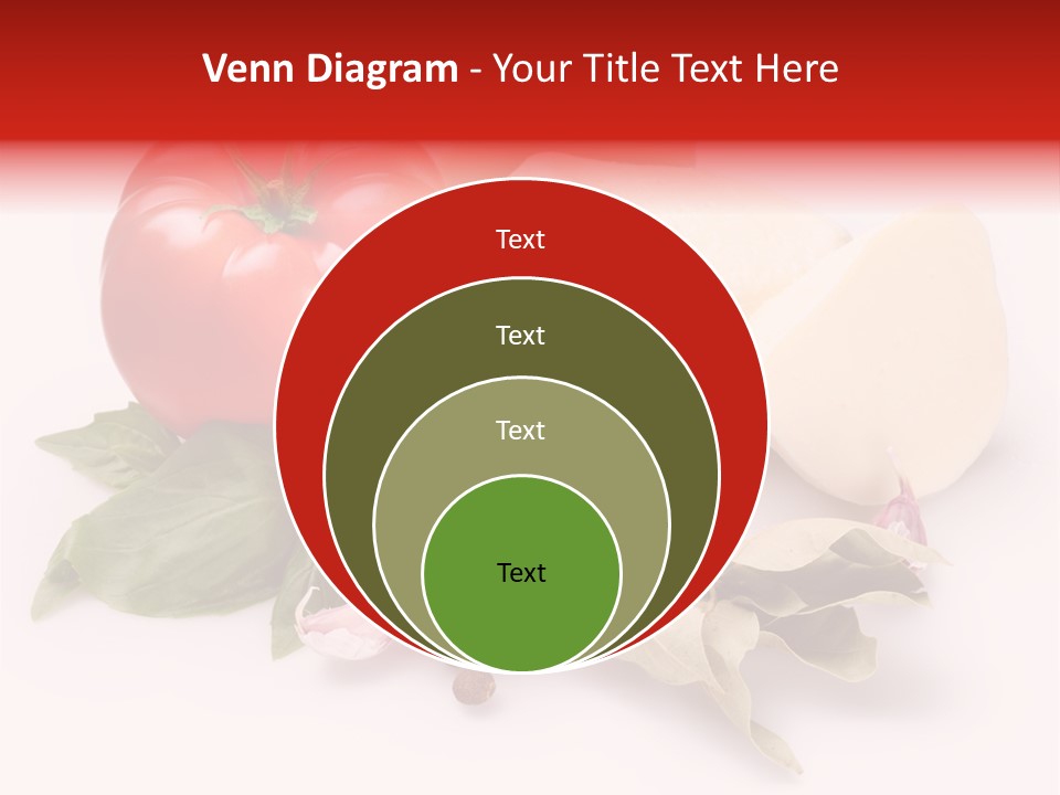 Cheese Fresh Salad PowerPoint Template