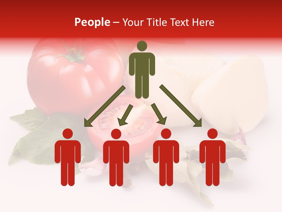 Cheese Fresh Salad PowerPoint Template