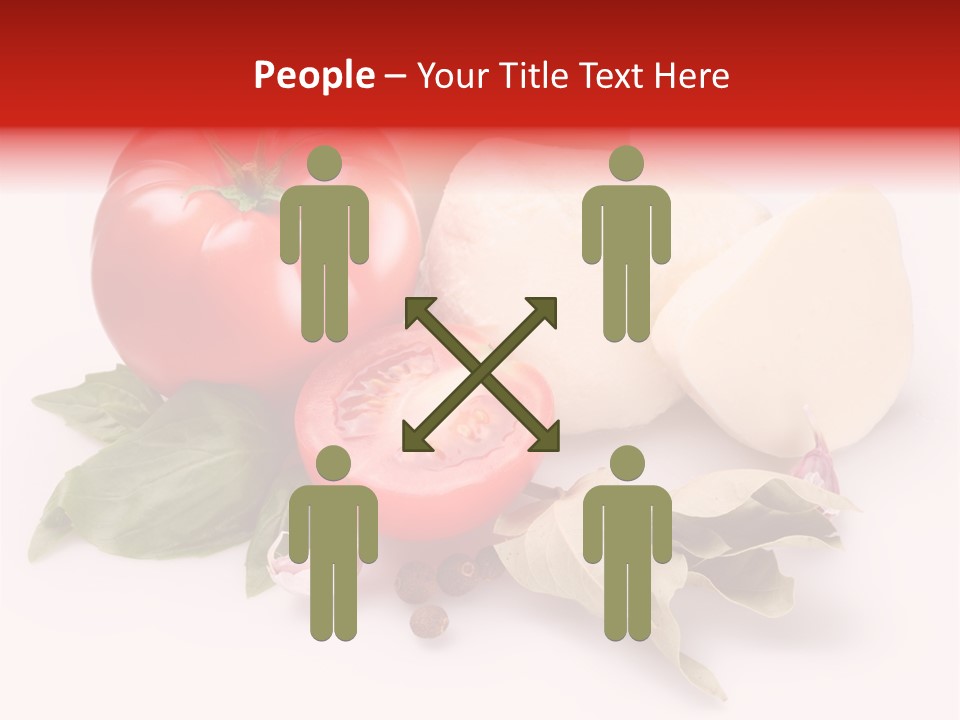 Cheese Fresh Salad PowerPoint Template