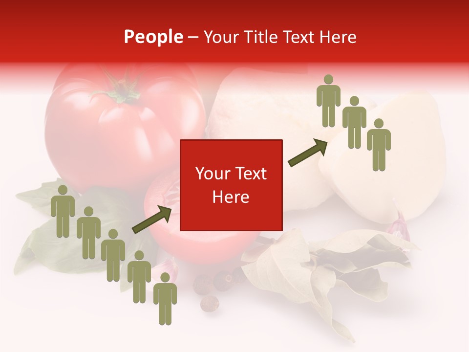 Cheese Fresh Salad PowerPoint Template