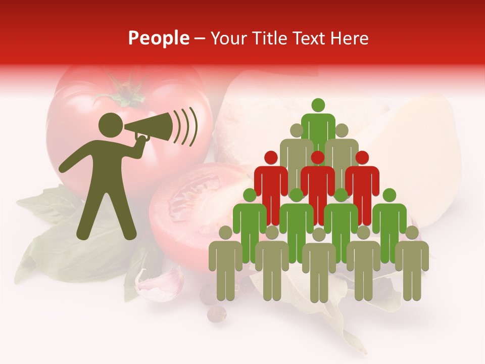 Cheese Fresh Salad PowerPoint Template