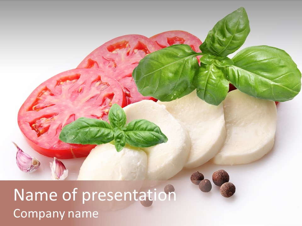 Laurel Leaf Cooking PowerPoint Template