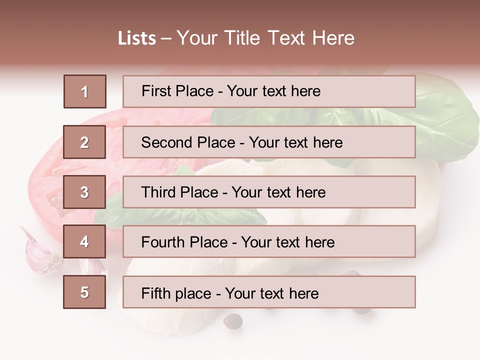 Laurel Leaf Cooking PowerPoint Template