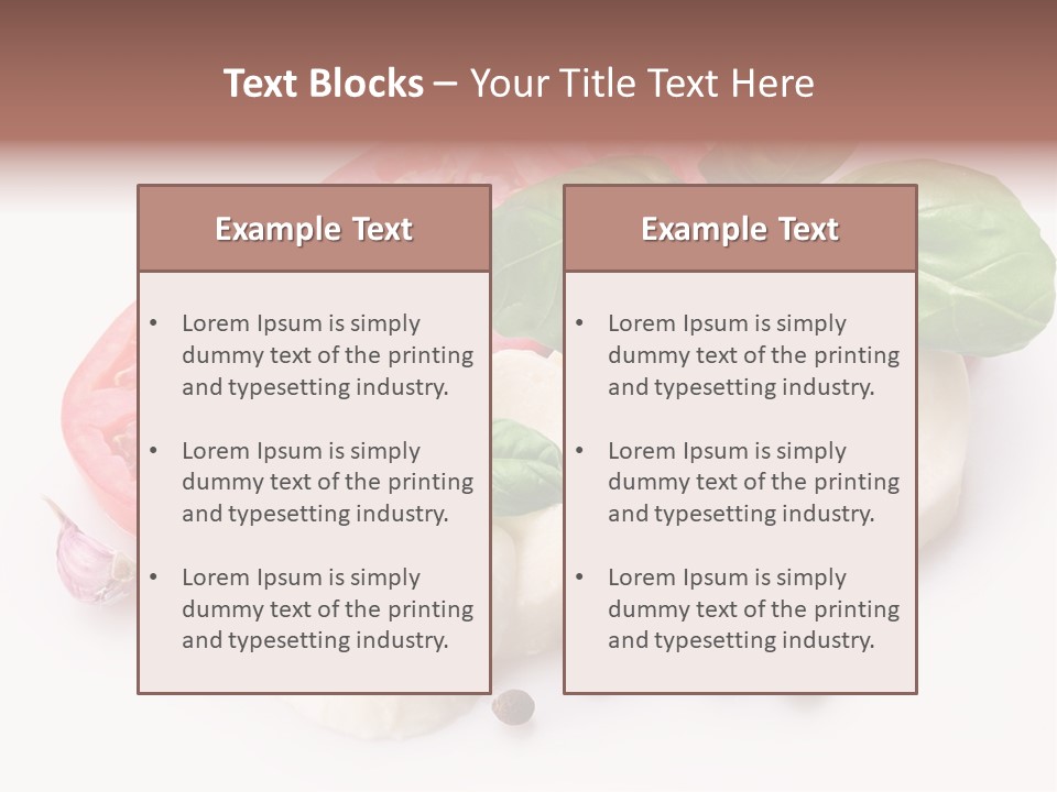 Laurel Leaf Cooking PowerPoint Template