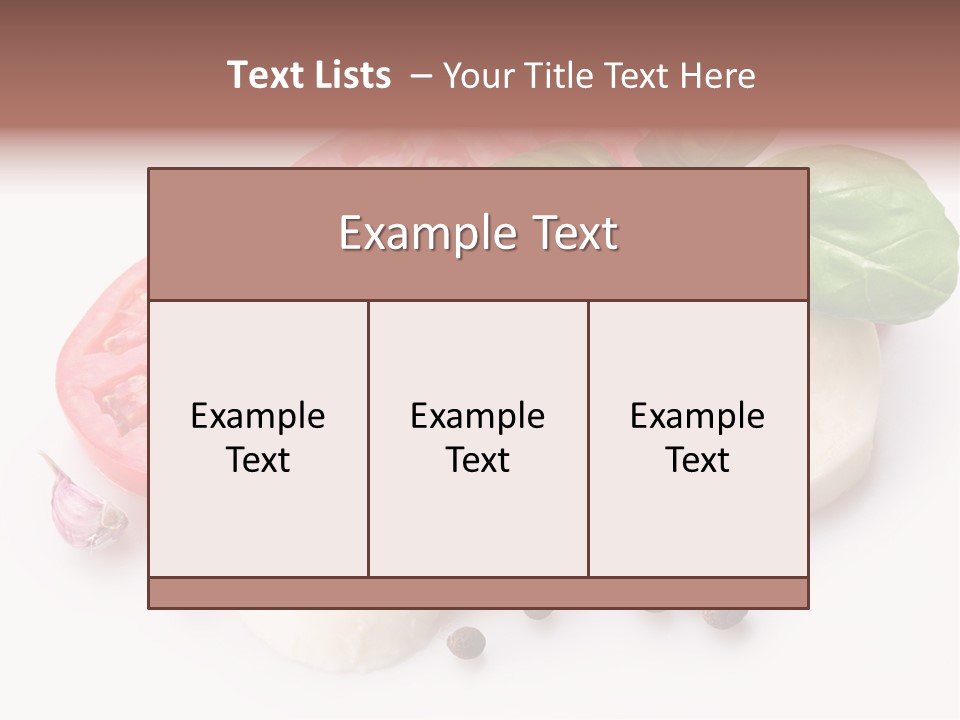 Laurel Leaf Cooking PowerPoint Template