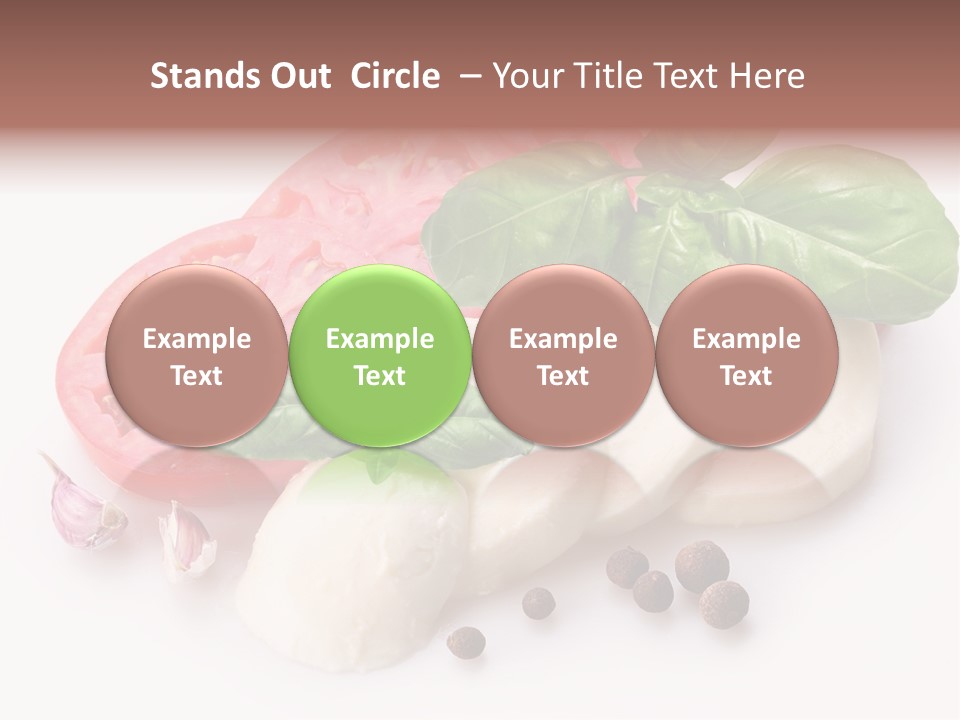 Laurel Leaf Cooking PowerPoint Template