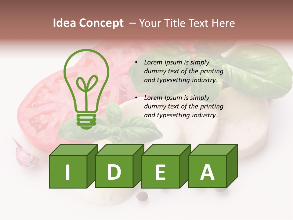 Laurel Leaf Cooking PowerPoint Template