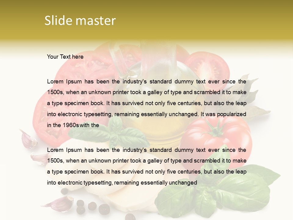 Pepper Leaf Seasoning PowerPoint Template