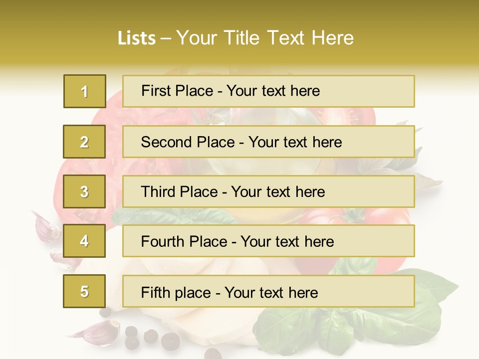 Pepper Leaf Seasoning PowerPoint Template