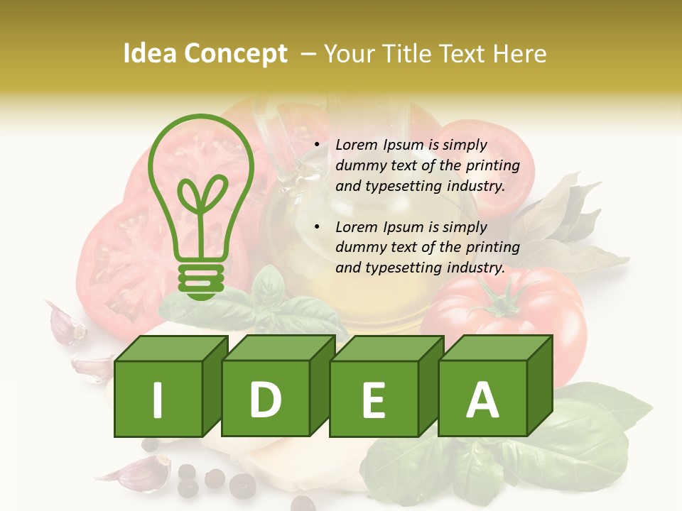 Pepper Leaf Seasoning PowerPoint Template