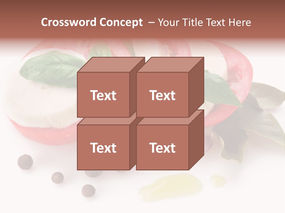 Aromatic Vegetable Olive PowerPoint Template