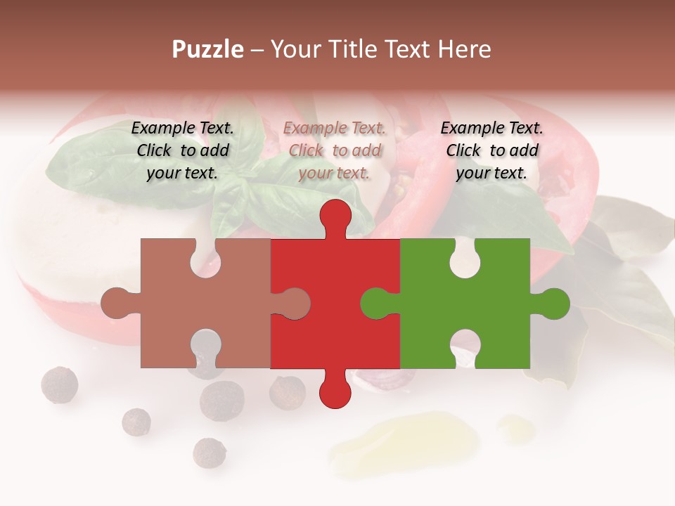 Aromatic Vegetable Olive PowerPoint Template