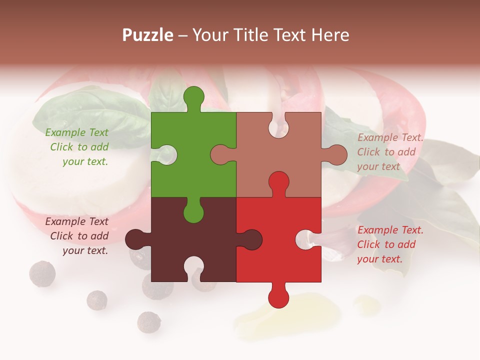 Aromatic Vegetable Olive PowerPoint Template