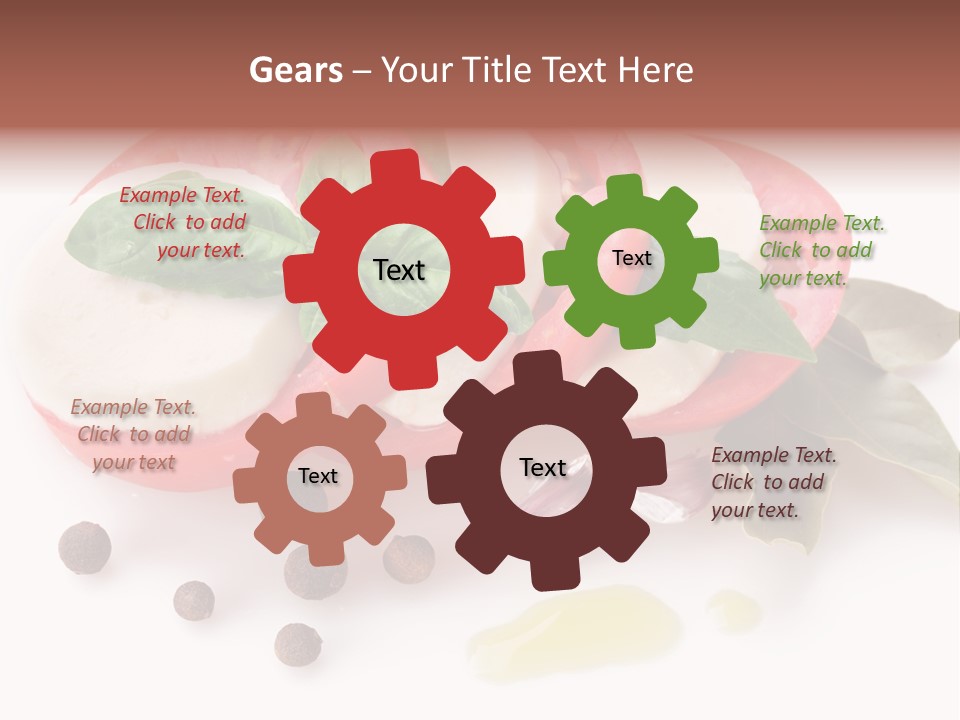 Aromatic Vegetable Olive PowerPoint Template