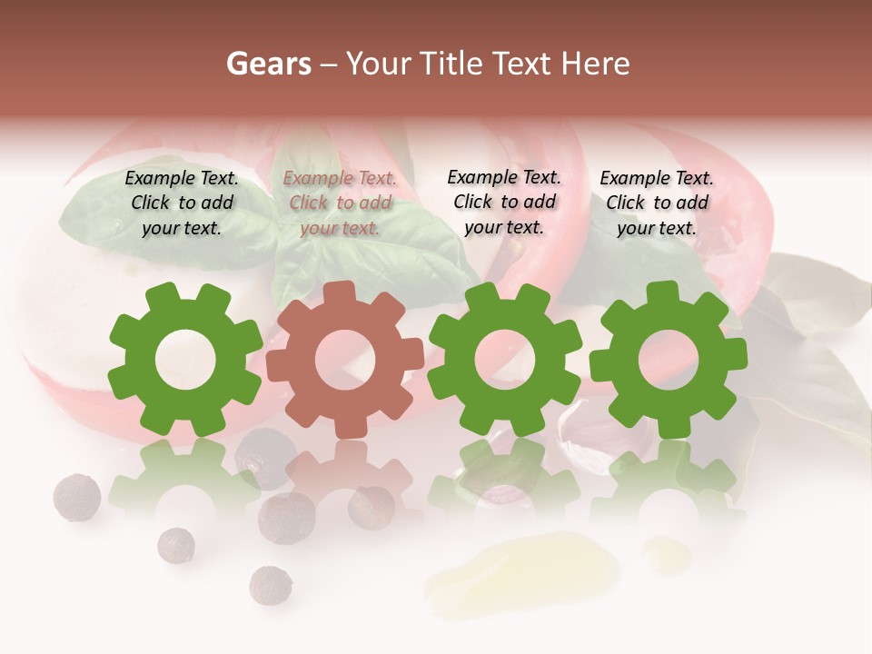 Aromatic Vegetable Olive PowerPoint Template