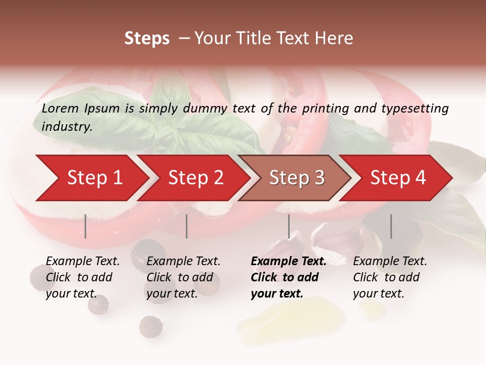 Aromatic Vegetable Olive PowerPoint Template