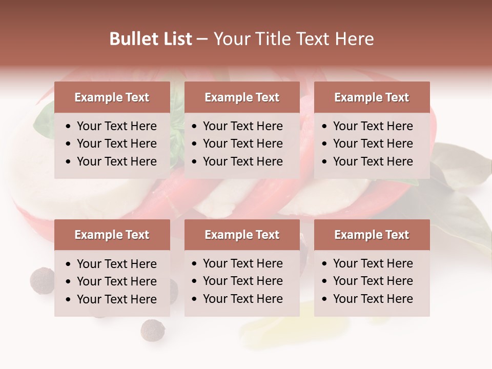 Aromatic Vegetable Olive PowerPoint Template