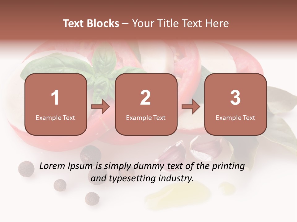 Aromatic Vegetable Olive PowerPoint Template