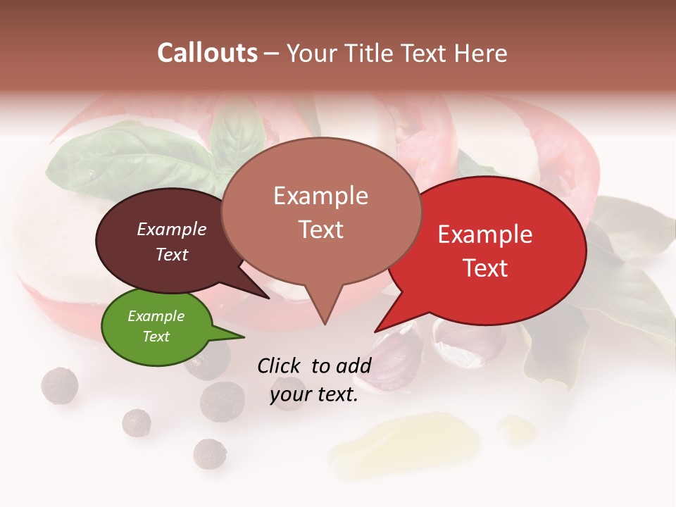 Aromatic Vegetable Olive PowerPoint Template
