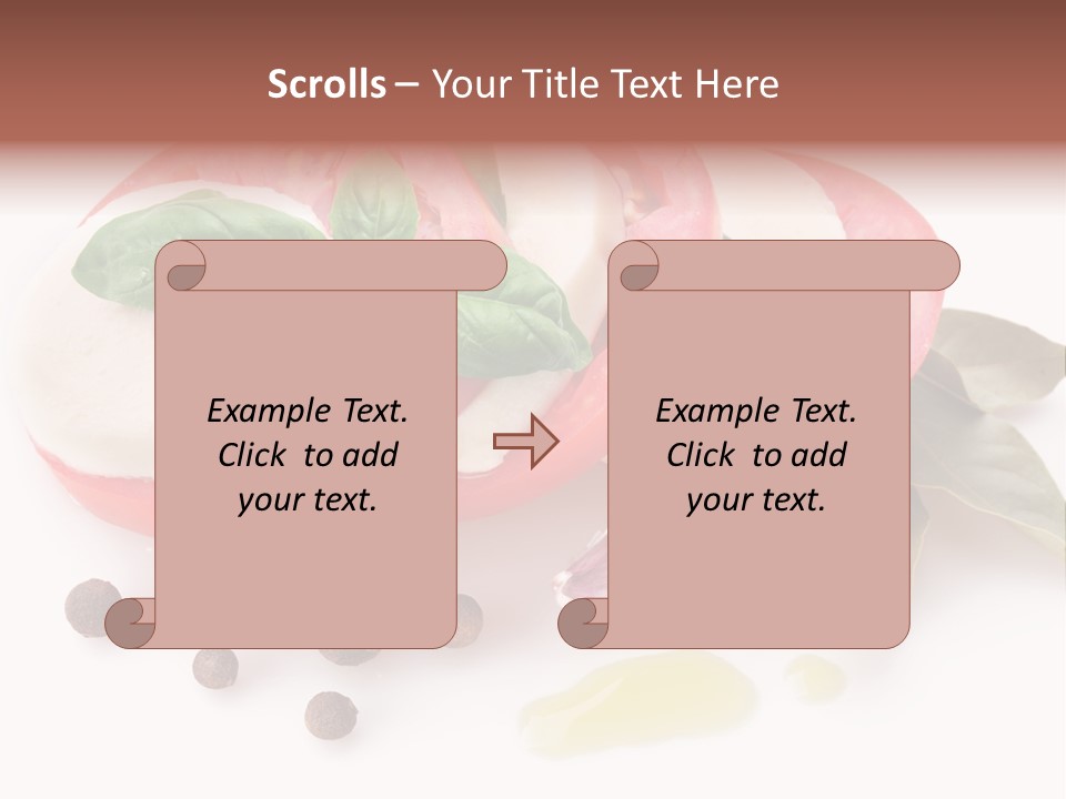 Aromatic Vegetable Olive PowerPoint Template